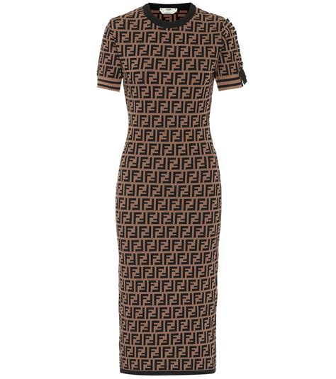 fendi ss18 womens|fendi brown cotton dress.